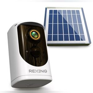 Rexing HS01 Smart Home security camera with solar panel. New with tags.